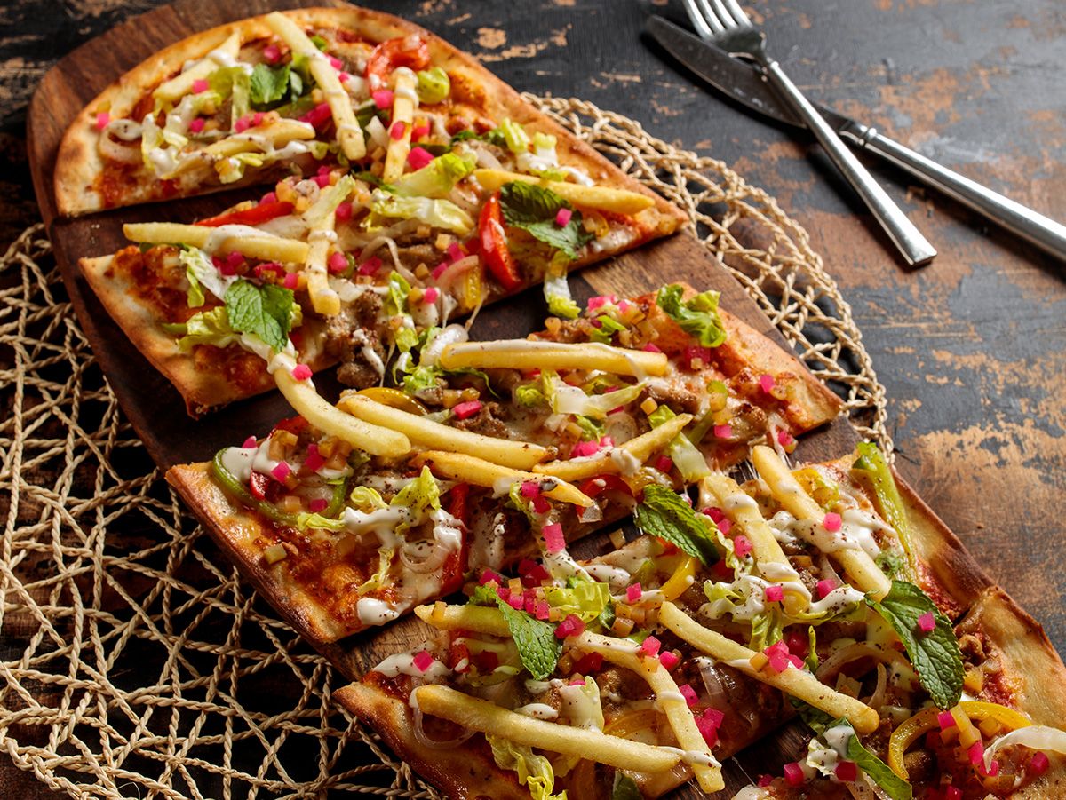 Chicken Shawerma Pizza