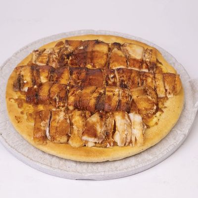 Chicken Shawarma Pizza Hawawshi