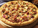 Meat shawarma pizza