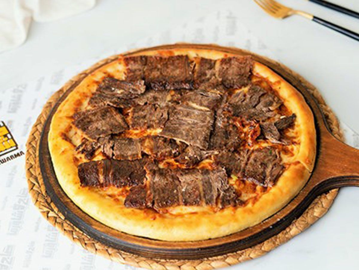 Meat Shawarma Pizza