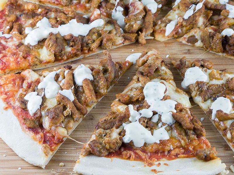 Meat Shawerma Pizza