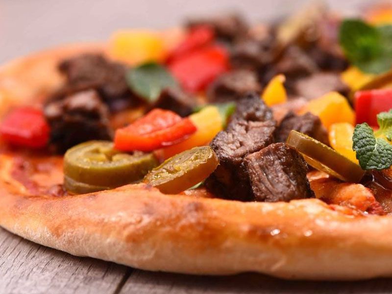 Meat Shawerma Pizza