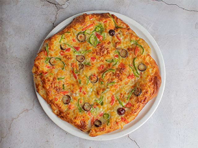 Mushroom Oriental Pizza
