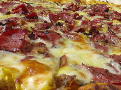 Eastern Pizza with Pastrami