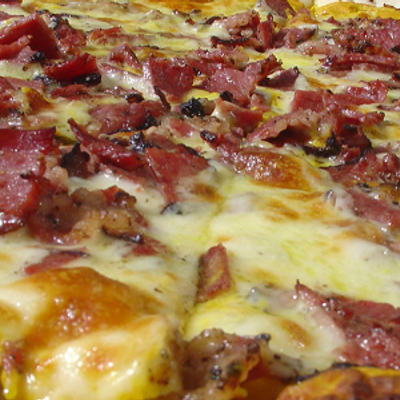 Eastern Pizza with Pastrami