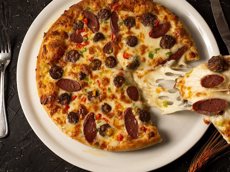 Oriental Sausage Oriental Pizza