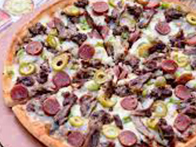 Meat Shawerma Pizza