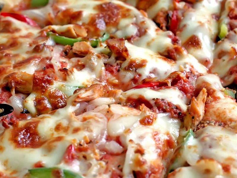 Beef Oriental Pizza