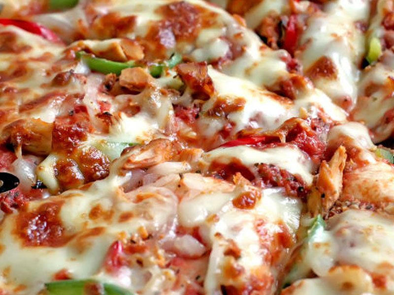 Minced Meat Oriental Pizza