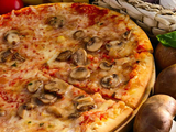 mushroom oriental pizza
