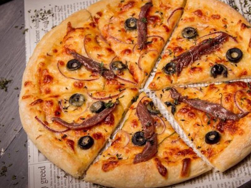 Anchovies Oriental Pizza