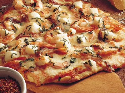 Shrimp Oriental Pizza