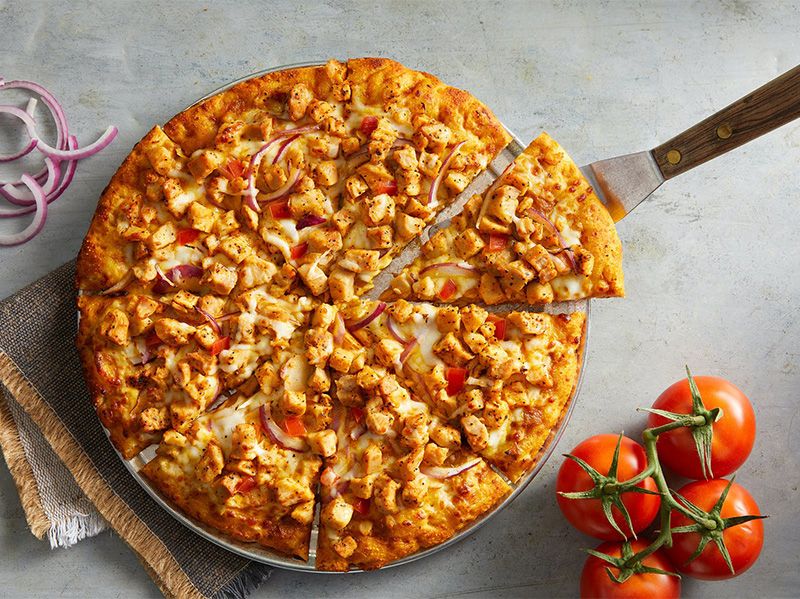 BBQ Chicken Oriental Pizza