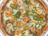 shrimp oriental pizza
