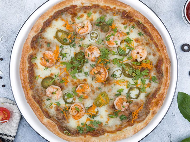Shrimp Oriental Pizza