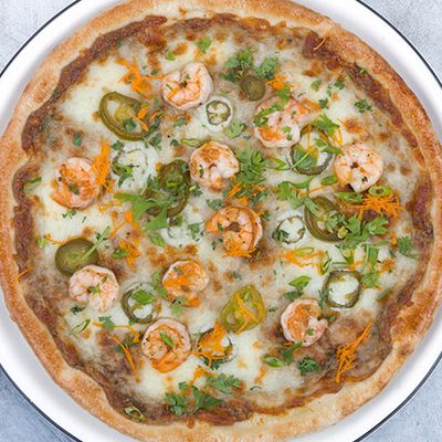 Shrimp Oriental Pizza