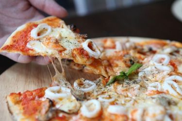 Squid Oriental Pizza