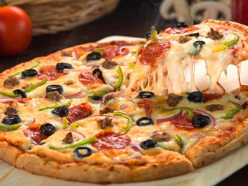 Oriental Sausage Oriental Pizza