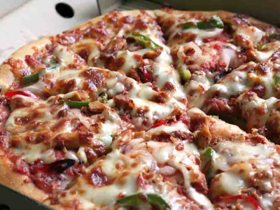 Oriental Sausage Pizza
