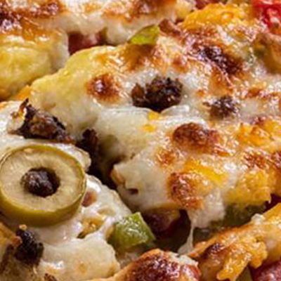 Smoked Sausage Oriental Pizza