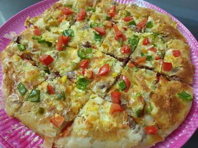 Oriental Sausage With Kiri Oriental Pizza