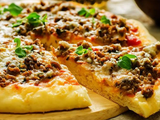Minced Meat oriental Pizza