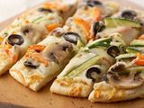 Mushroom Oriental Pizza