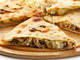 Mushroom Oriental Pizza
