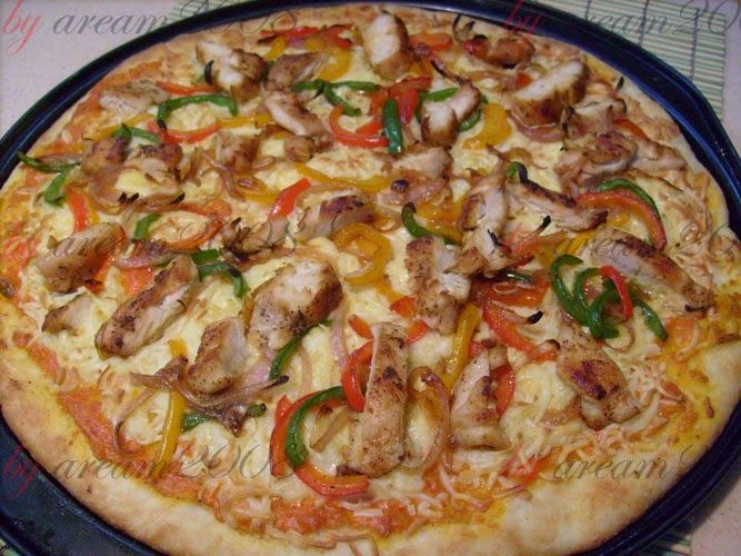 Chicken Shish Pizza