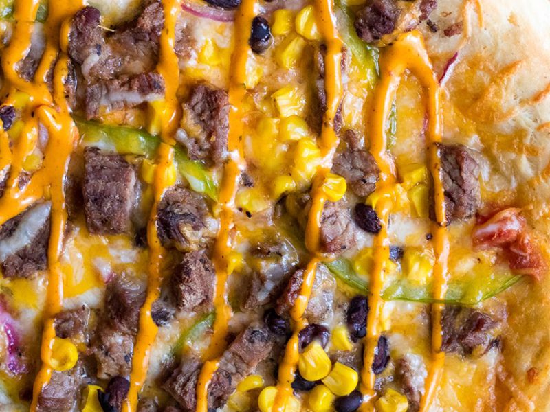 Meat Fajita Pizza