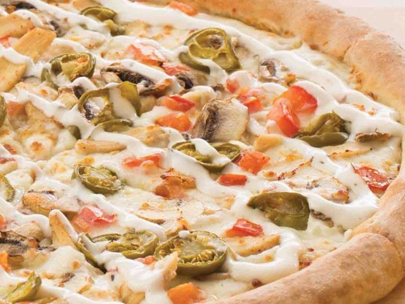 Large Chicken Ranch Pizza