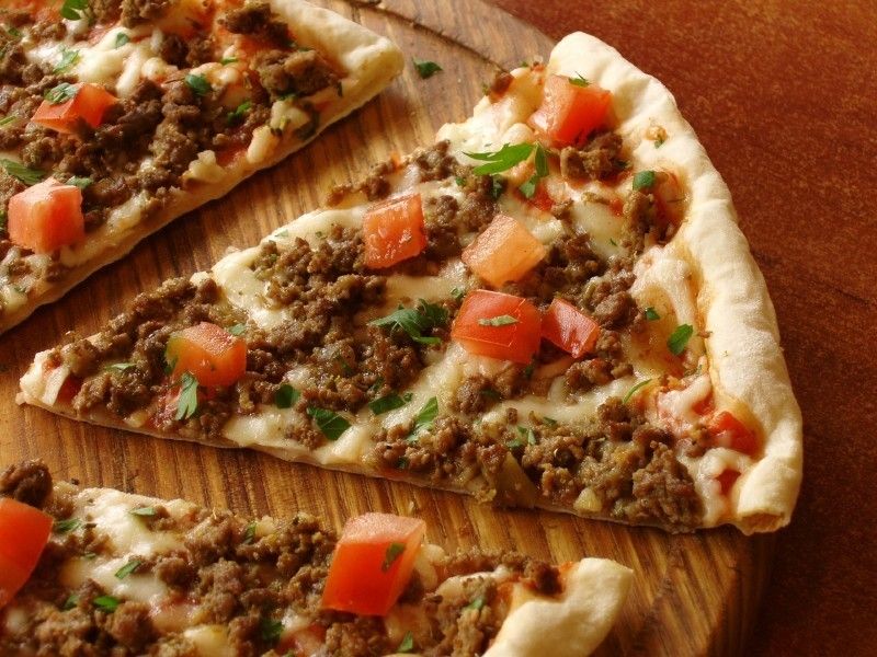 Minced Meat Pizza
