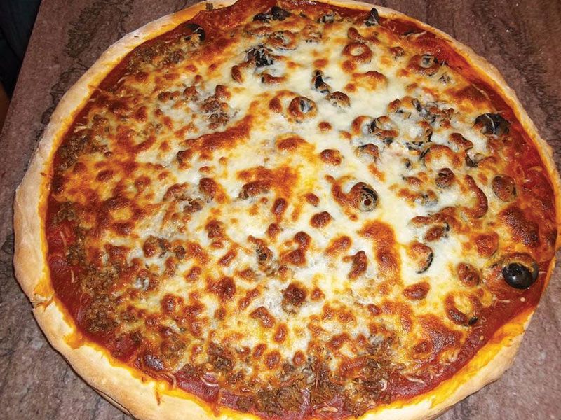 Minced Meat Pizza