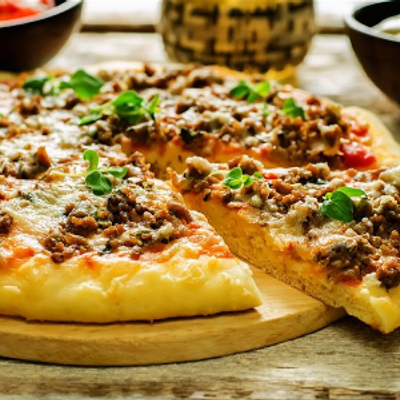 Minced Meat Italian Pizza