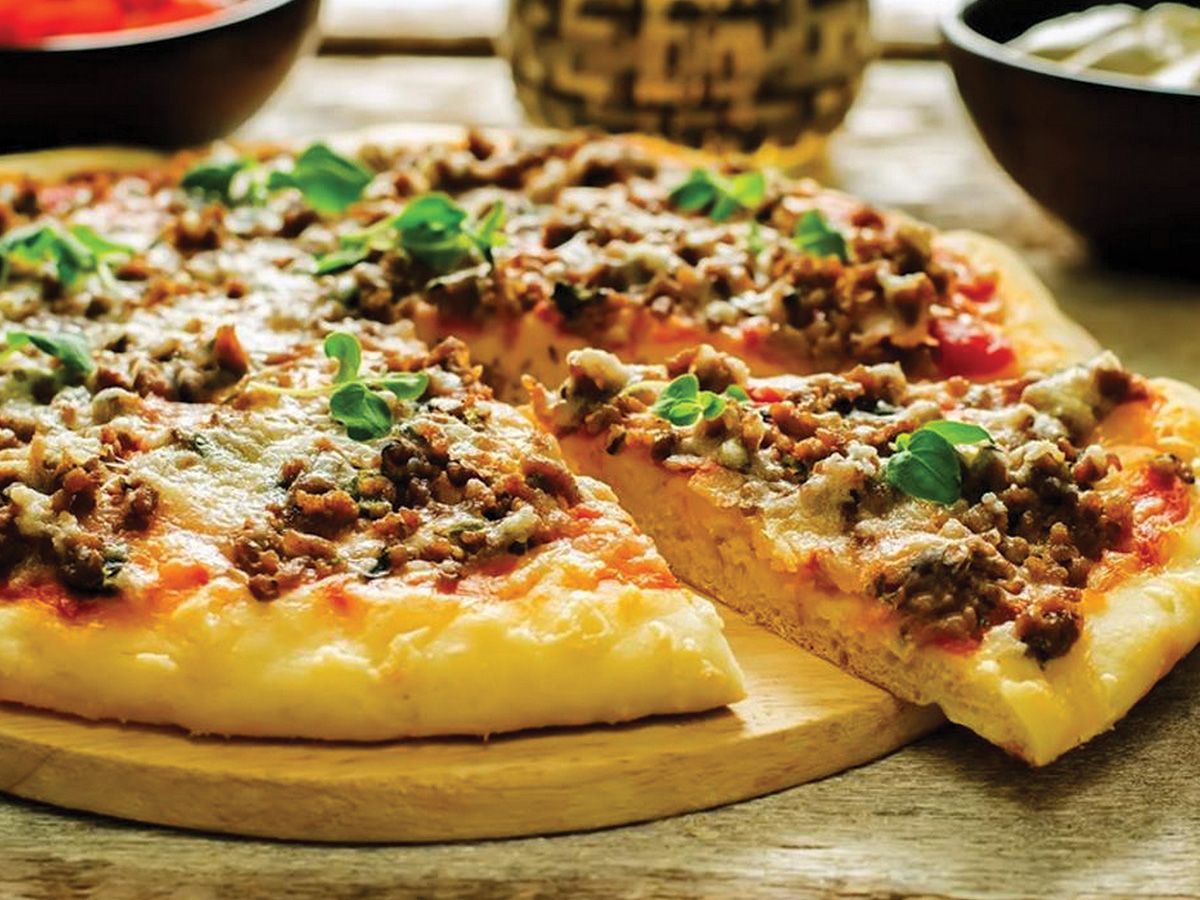 Minced Meat Pizza