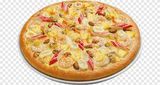 Seafood Alfredo Pizza