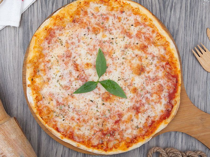Margherita With Special Dough Sauce Pizza