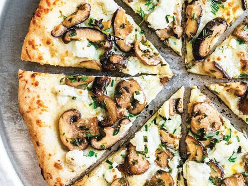 Mushroom Pizza