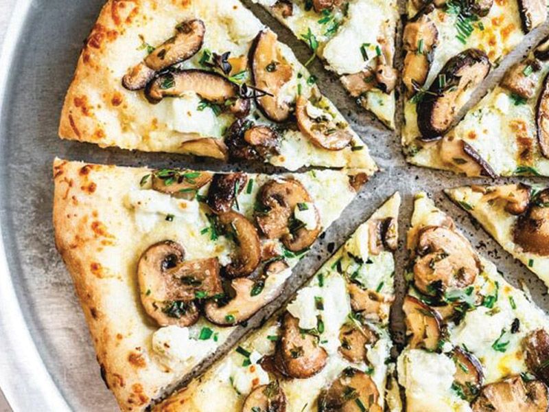 Fiji Mushroom Pizza
