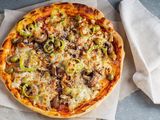 Mushroom Oriental Pizza