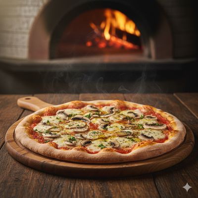 Mushroom Italian Pizza