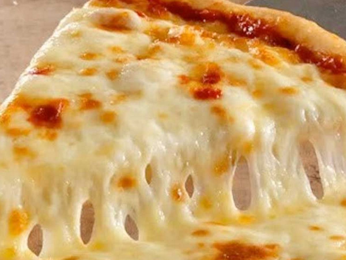 Large mixed cheese pizza