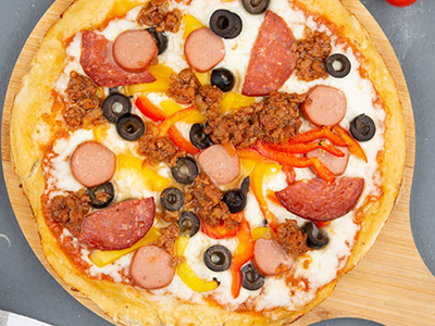 Bakar Mix Meat Italian Pizza