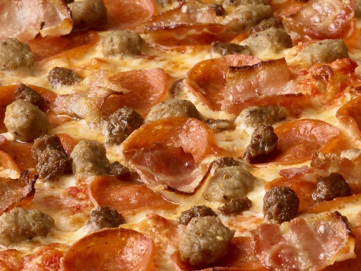 mix meat pizza