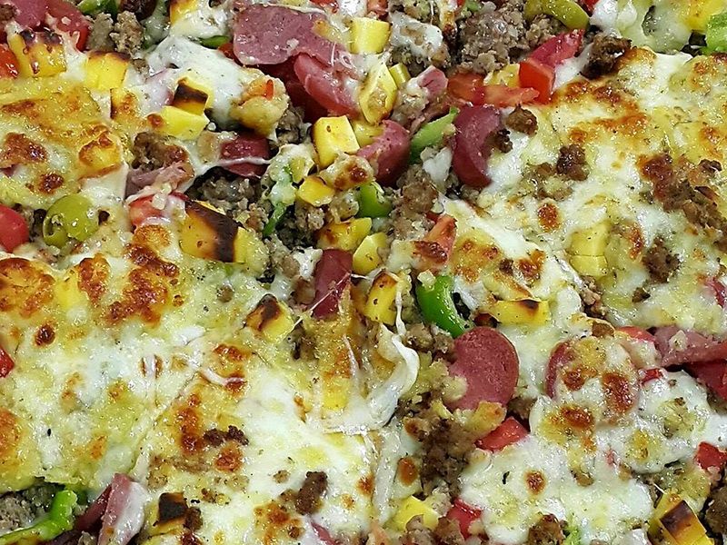 Mix Meat Oriental Pizza