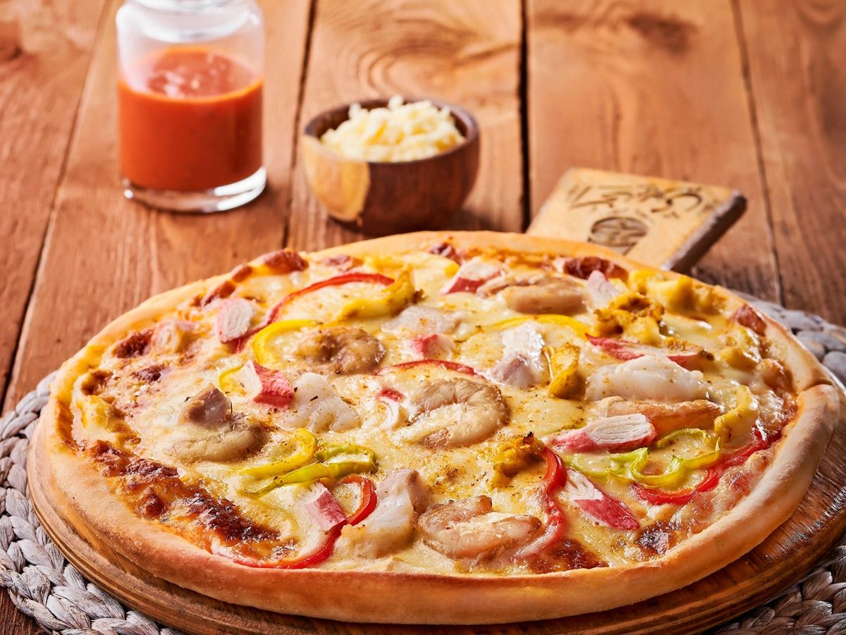 Italian mix chicken pizza