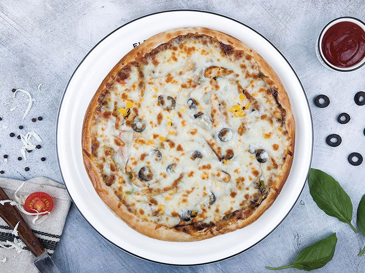 mix chicken pizza