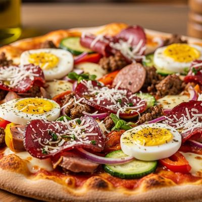 Medium Hend Oriental Pizza