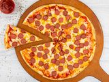 Large Hot Dog Pizza