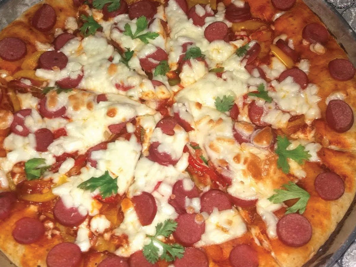 Hot Dog Pizza